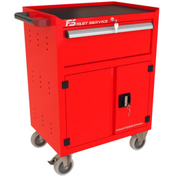 Wózek narzędziowy z szufladą i drzwiami P-232