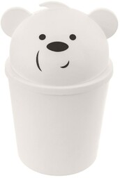 Kosz na śmieci miś kremowy 1,5 l