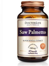 Saw Palmetto ekstrakt z owoców palmy sabałowej 160mg