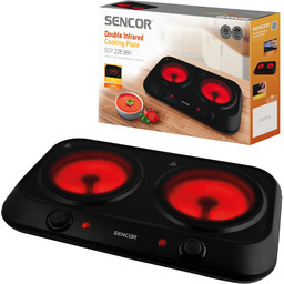 Kuchenka elektryczna Sencor Scp 2263BK 2400W czarna