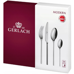 Sztućce Gerlach dla 6 osób Modern 24 el