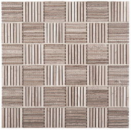 DUNIN Woodstone mozaika kamienna Woodstone Grey Tatami 48