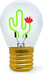 Legami - Lampa stołowa w kształcie żarówki, akumulator,