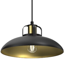 Lampa wisząca Felix MLP8906 Milagro metalowa okrągła czarna