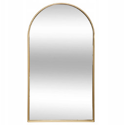 Lustro Ścienne duże W Złotej Ramie 60 x