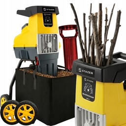 Rozdrabniacz elektryczny rębak do gałęzi frezowy zbiornik 60l