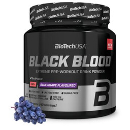 BIOTECH Przedtreningówka Black Blood CAF+ Niebieskie winogrona (300