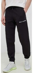Helly Hansen spodnie dresowe kolor czarny gładkie 53926-992