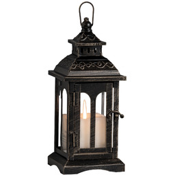 DECORKEY Świeca latarnia dekoracyjna, średnia wisząca dekoracja domu,