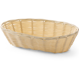 Koszyk na pieczywo z polirattanu owalny 225x130x55mm Hendi