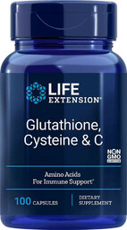Glutation, Cysteina i Witamina C, 100 kaps.