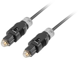 Lanberg Kabel optyczny toslink CA-TOSL-10CC-0020-BK 2M