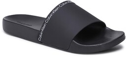 Klapki Calvin Klein Pool Slide Rubber HM0HM00981 Czarny