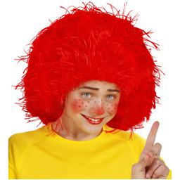 Peruka kreskówkowa czerwona