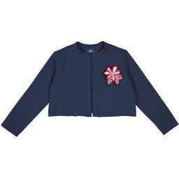 Sweter dziewczęcy Chicco kardigan granatowy-116