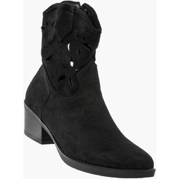 Botki Damskie Kowbojki Buty Ocieplane Zimowe Czarne M.Daszyński