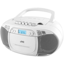 JVC Radioodtwarzacz / Bombox RC-E451W Biały, Odtw. CD,