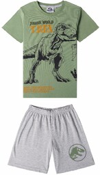Piżama chłopięca dwuczęściowa z bawełny- Jurassic World