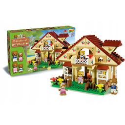 Klocki Konstrukcyjne Unico Maximilian 8928 Domek Misiów