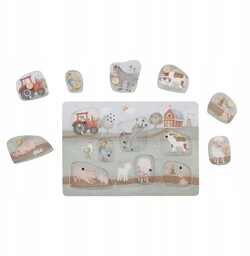 Little Dutch: puzzle dźwiękowe Little Farm