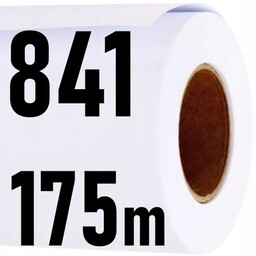 Papier 841mm 175m 80g bezpyłowy w roli A0