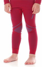 Spodnie Termoaktywne Brubeck dziewczęce THERMO rubinowe