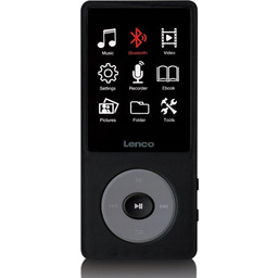 Lenco Xemio-669BK 2.4" MP4 MP3 4GB Stoper Dyktafon