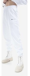 MCQ spodnie dresowe bawełniane kolor biały gładkie 676944RSJ769000-WHITE