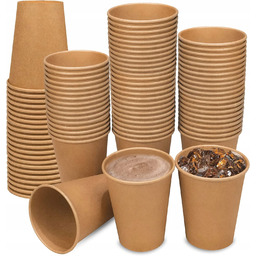 Kubki Kraft Papierowe Do Napojów 250ML Sup 1000SZT