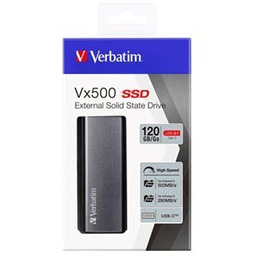 Verbatim 47441 Vx500, Zewnętrzny dysk SSD, 120GB, 2.5",