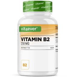 WITAMINA B2 250 mg 365 TABLETEK WSPARCIE ENERGII
