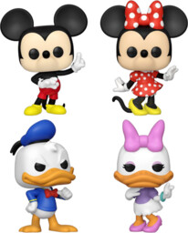 Figurka Disney - Mickey/Minnie/Donald/Daisy (Funko POP! 4-Pack)