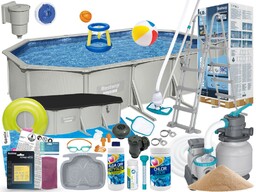 Basen Bestway 610x366x122 Ogrodowy Stelażowy 56369 24w1