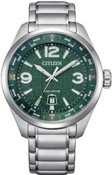 Zegarek CITIZEN AW1830-88X. SOLAR QUARTZ, Kolor zielony. Mężczyzna.