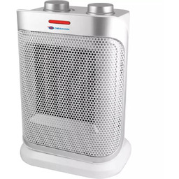 TERMOWENTYLATOR CERAMICZNY Z OSCYLACJĄ BIAŁO-SREBRNY DESCON DA-T184CS 1500W