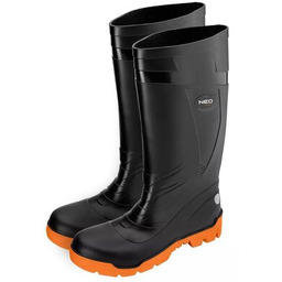 NEO TOOLS Kalosze PRO 82-900-43 (rozmiar 43) Czarno-pomarańczowy