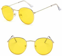 Stylion Żółte okulary rozjaśniające lenonki STEC-13