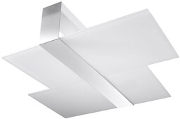 Sollux Plafon LAMPA sufitowa SL.0188 OPRAWA szklana prostokąty