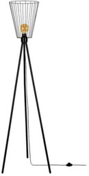 Lampa podłogowa Swan 1xE27 maks. 40W czarny metal/czarny