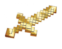 Złoty miecz Minecraft - 51 cm- 1 szt.