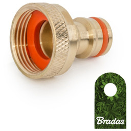 Przyłącze na kran GW 3/4" MOSIĄDZ BR-2195 BRADAS