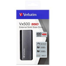 Verbatim 47443 Vx500, Zewnętrzny dysk SSD, 480GB, 2.5",