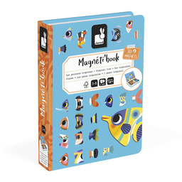 Janod Magnetyczna układanka Tropikalne ryby Magnetibook 3+