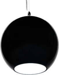 NOWOCZESNA LAMPA WISZĄCA SZKLANA CZARNA MOLTON