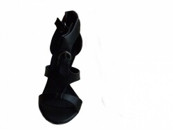 Gladiatorki CZARNE SANDAŁY obcas 9 CM NR 40