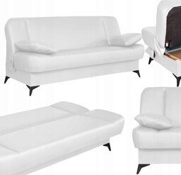 Kanapa sofa Sara ekoskóra rozkładana wersalka spania łóżko