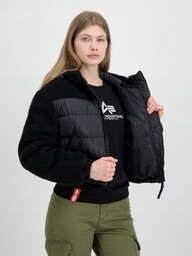 Alpha Industries Kurtka Teddy Puffer 138001 czarna [Rozmiar