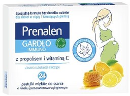PRENALEN GARDŁO IMMUNO, 24 pastylki do ssania