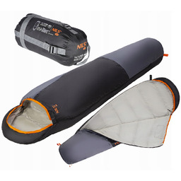 Śpiwór Turystyczny Ultra Light Mumia Z Kapturem Nils