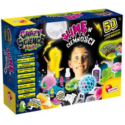 LISCIANI Zestaw kreatywny Crazy Science Slime w Ciemności